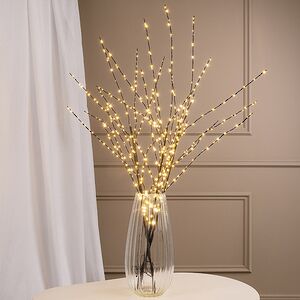 Набор светящихся веток Люминозо Боске 100 см, 480 теплых белых LED ламп, 3 шт, таймер, IP44