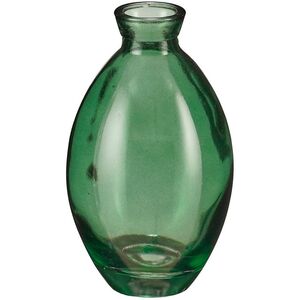 Ваза-бутылка для цветов Альтиволе 12 см зеленая
