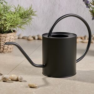 Лейка для комнатных растений Лаурия 21 см черная