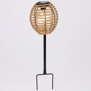 Садовый светильник на солнечной батарее Solar Barnsley 23 см бежевый Koopman фото 5