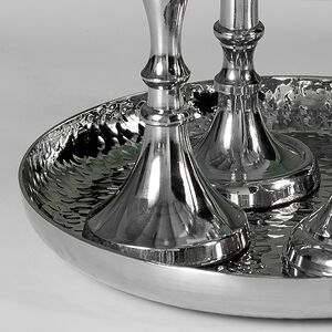 Набор подсвечников-канделябров Бланше на подносе 23 см, 4 шт Boltze фото 5