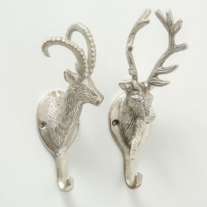 Набор декоративных крючков на стену The Red Deer 18*8 см, 2 шт (Boltze, Германия). Артикул: 1541000-набор