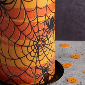 Декоративная свеча Хэллоуин - Паучья вечеринка 13 см Омский Свечной фото 2