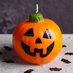 Декоративная свеча Джек-фонарь 6 см Омский Свечной фото 4