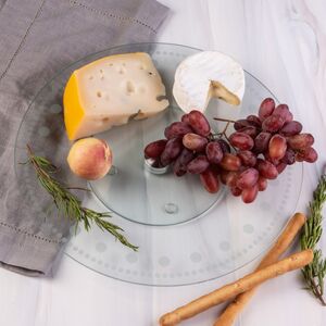 Крутящееся блюдо для сервировки Ламингтон 30 см, стекло