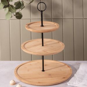 Этажерка для закусок Теофила 34 см, трехъярусная Koopman фото 3