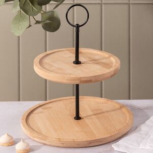 Этажерка для закусок Теофила 24 см, двухъярусная Koopman фото 3