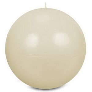 Свеча шар Redondo 20 см слоновая кость Омский Свечной фото 6