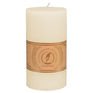 Декоративная свеча Ливорно 150*80 мм слоновая кость Омский Свечной фото 2