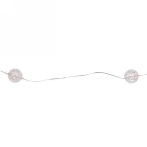 Светодиодная гирлянда на батарейках Жемчужины, 2 м, 20 зеленых Led ламп, серебряная проволока, контроллер, IP20 Serpantin (Серпантин) фото 7