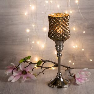 Подсвечник - Бокал Восточные Пряности 23 см, стекло (Kaemingk, Нидерланды). Артикул: 191136