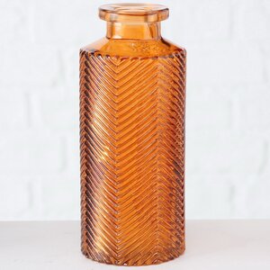 Набор декоративных ваз Сарагоса 14 см, 4 шт, стекло, мандариновый Boltze фото 2