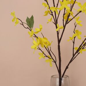 Искусственная ветка Форзиция Анхельм 104 см Boltze фото 3