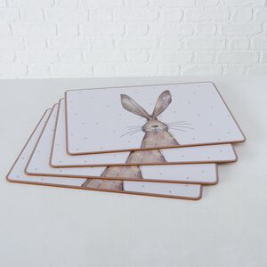 Набор сервировочных салфеток Bunny 40*30 см, 4 шт (Boltze, Германия). Артикул: 2006678-1