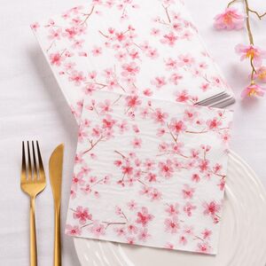 Бумажные салфетки Sakura 17*17 см, 20 шт