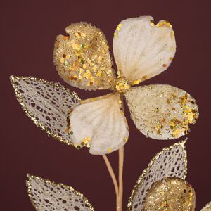 Декоративная ветка Магнолия Геррацци 72 см Winter Deco фото 2