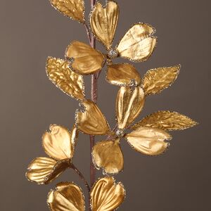 Декоративная ветка Aloys 76 см золотая Winter Deco фото 4