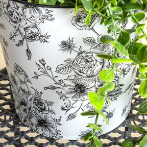 Металлическое кашпо Розалин 22 см Boltze фото 2