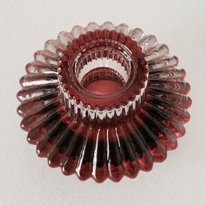 Стеклянный подсвечник Prezioso Rose 6 см, двусторонний Boltze фото 6