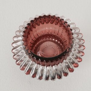 Стеклянный подсвечник Prezioso Rose 6 см, двусторонний Boltze фото 6