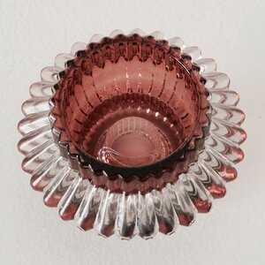 Стеклянный подсвечник Prezioso Rose 6 см, двусторонний Boltze фото 7