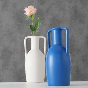 Керамическая ваза-кувшин Soft White Cloud/Deep Blue Sea 26 см