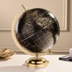 Декоративный глобус Карвуд 31 см черный