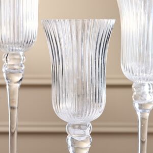 Набор стеклянных подсвечников - бокалов Кристалл Латорре 30-40 см, 3 шт Boltze (Больтце) фото 2