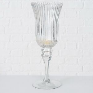 Набор стеклянных подсвечников - бокалов Crystall Latorre 30-40 см, 3 шт Boltze фото 5