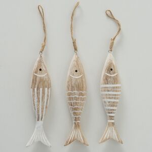 Набор подвесных украшений Рыбы Бурунди 18 см, 3 шт (Boltze, Германия). Артикул: 2010320-набор-1