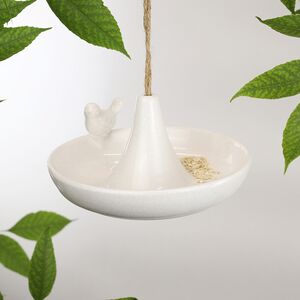 Декоративная кормушка для птиц Гертлин 20 см молочная Boltze фото 8