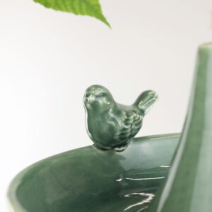 Декоративная кормушка для птиц Гертлин 20 см зеленая Boltze фото 9