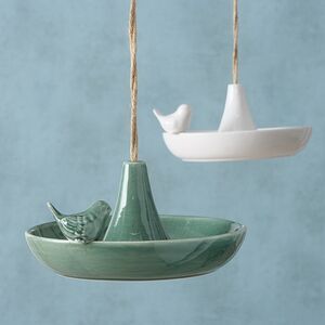 Декоративная кормушка для птиц Гертлин 20 см зеленая Boltze фото 13