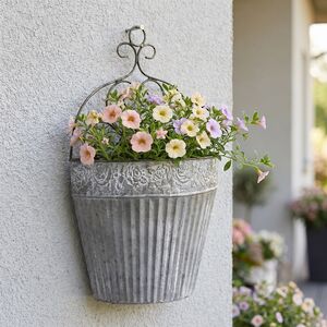 Подвесное кашпо Августа 45 см, металл