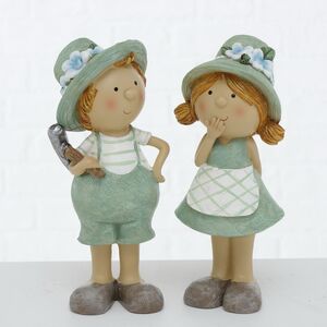 Набор декоративных фигурок Санни и Энни - Мятная сказка 20 см, 2 шт (Boltze, Германия). Артикул: 2010803-набор