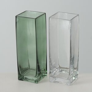 Стеклянная ваза Proteya 25 см шалфейная Boltze фото 4