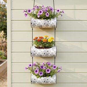 Подвесное кашпо Розалин 130*30 см, металл