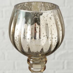 Набор стеклянных подсвечников - бокалов Mulhouse 30 см шампань, 2 шт Boltze (Больтце) фото 2