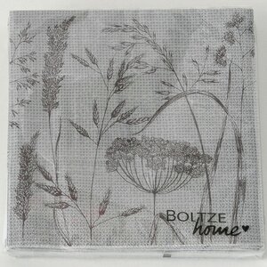 Бумажные салфетки Meadow Dream 17*17 см, 20 шт, дымчатые Boltze фото 1