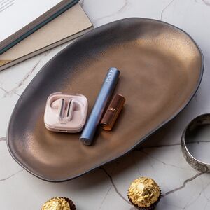 Декоративный поднос Блавикен 26 см, керамика