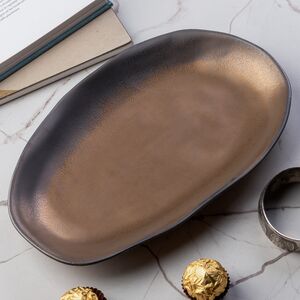 Декоративный поднос Блавикен 26 см, керамика Boltze фото 3