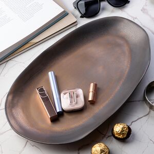 Декоративный поднос Блавикен 39 см, керамика (Boltze, Германия). Артикул: 2015480