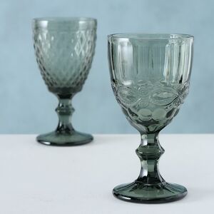 Бокал для вина Монруж 17 см серый, стекло Boltze фото 9