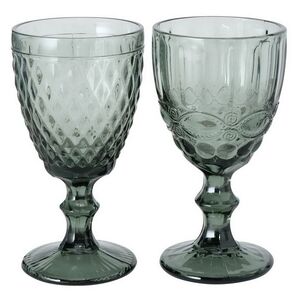 Бокал для вина Монруж 17 см серый, стекло Boltze фото 12