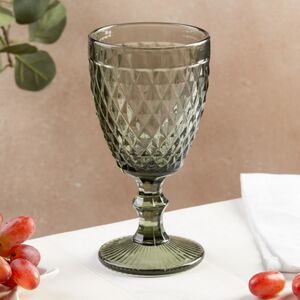 Бокал для вина Шатель 17 см серый, стекло Boltze фото 3