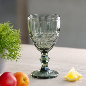 Бокал для вина Монруж 17 см серый, стекло Boltze фото 1