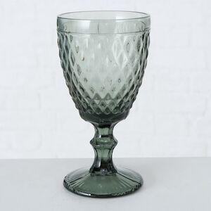 Бокал для вина Шатель 17 см серый, стекло Boltze фото 7