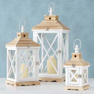 Деревянный подсвечник-фонарь Квентин 33 см Boltze (Больтце) фото 7