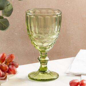 Бокал для вина Монруж 17 см зеленый, стекло Boltze фото 3