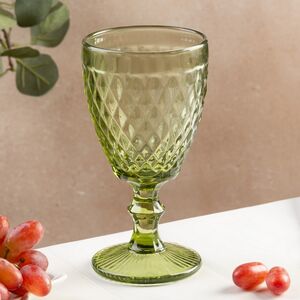 Бокал для вина Шатель 17 см зеленый, стекло Boltze фото 3